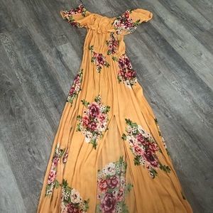 Floral Print Maxi Dress